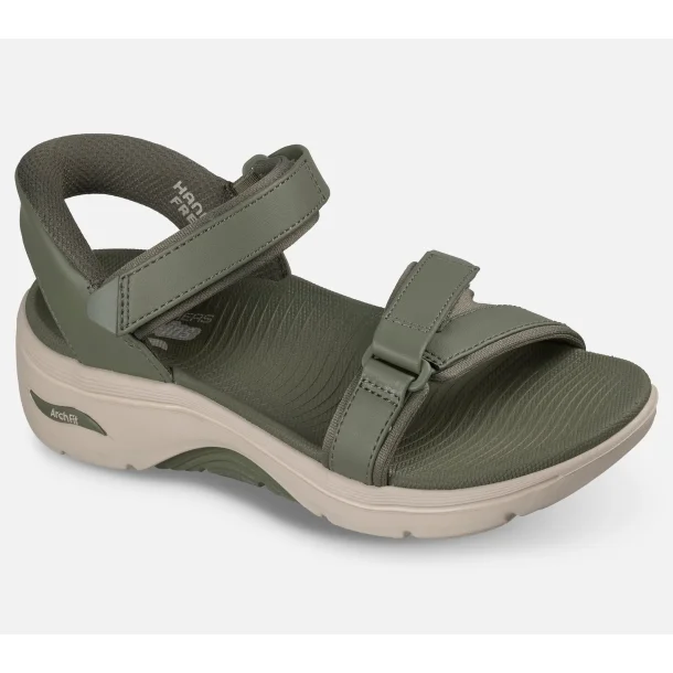 SKECHERS sandal Slip-ins Go Walk Arch Fit 2.0 Laura - Olive 140893