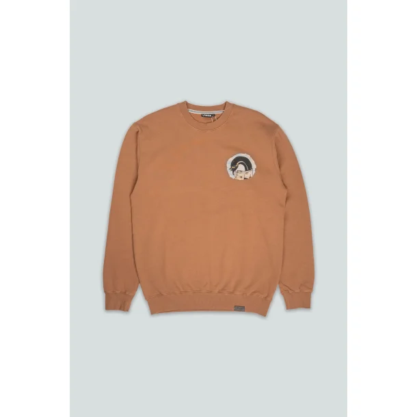LAKOR Pool Party Penguin Crewneck - Patridge 