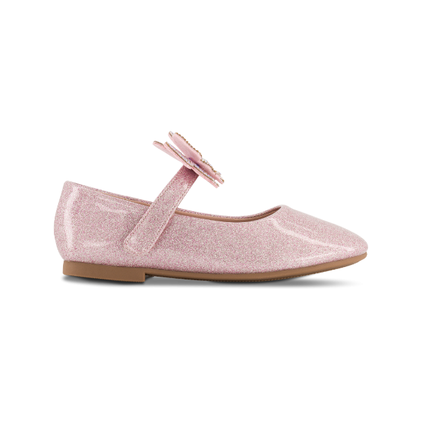 Mia Maja ballerina med sommerfugl - rosa glimmer 3416500305
