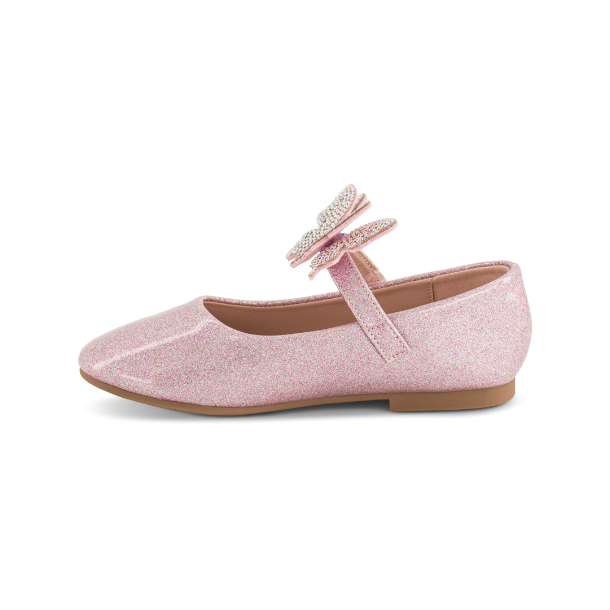 Mia Maja ballerina med sommerfugl - rosa glimmer 3416500305