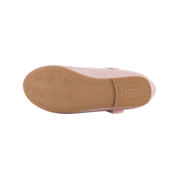 Mia Maja ballerina med sommerfugl - rosa glimmer 3416500305
