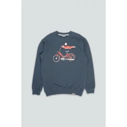 LAKOR Foxtail Crewneck - Blueberry 