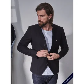 Blue de Gnes Casella officers blazer - Black