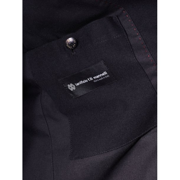 Blue de Gnes Casella officers blazer - Black