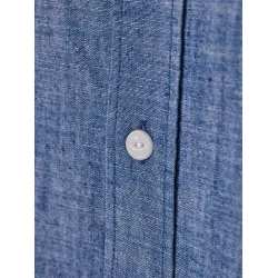 Blue de Gnes Miguel Chambray Shirt - Lt Denim Blue 