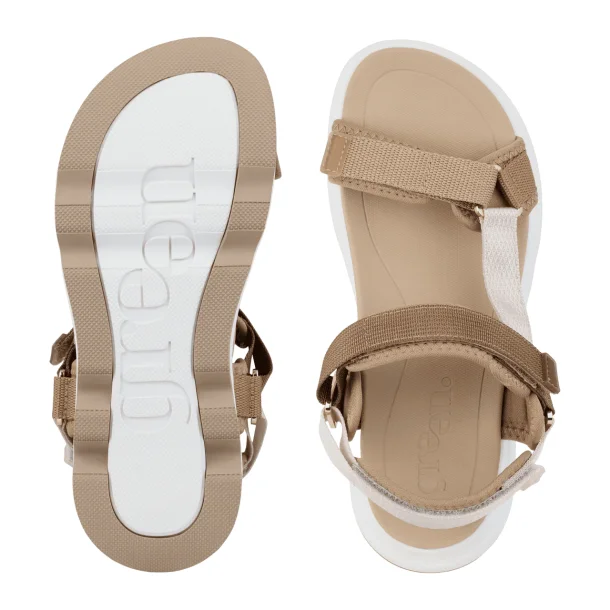 Green Comfort Venice Vaia sandal - Khaki 422045Q62