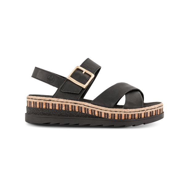 Rieker sandal - sort V7951-00