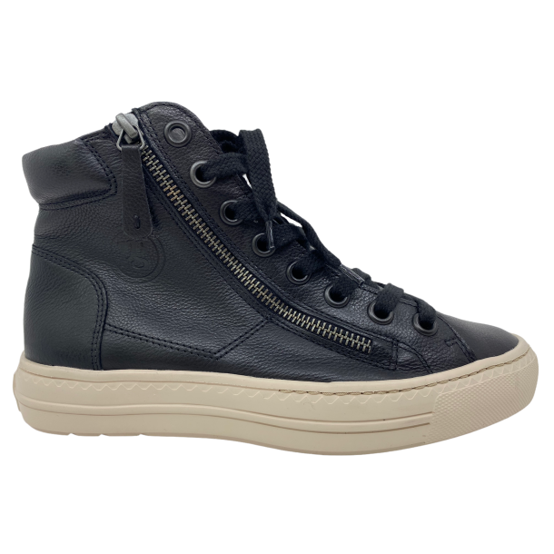 Paul Green hightop sneakers - mastercalf black 4024-192