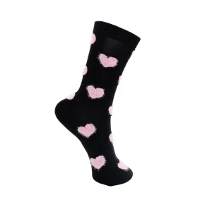 Black Colour BCMayline heart sock - sort 