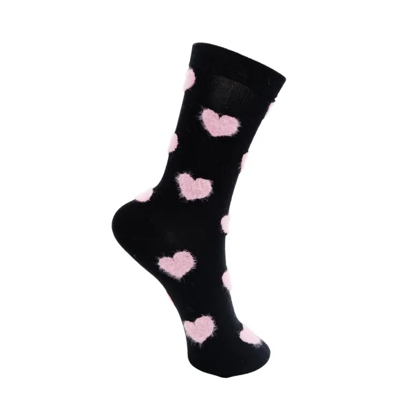 Black Colour BCMayline heart sock - sort 