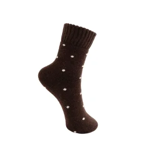 Black Colour BCmetus wool sock - coffee