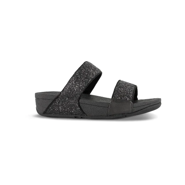 Fitflop Lulu glitter slides - sort 