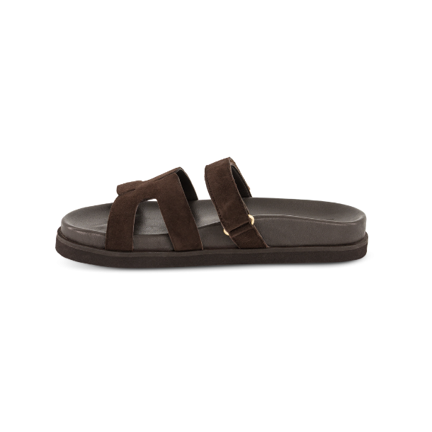 No� sandal suede - brun 16869