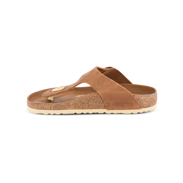 Birkenstock Gizeh big buckle - cognac (bred model)