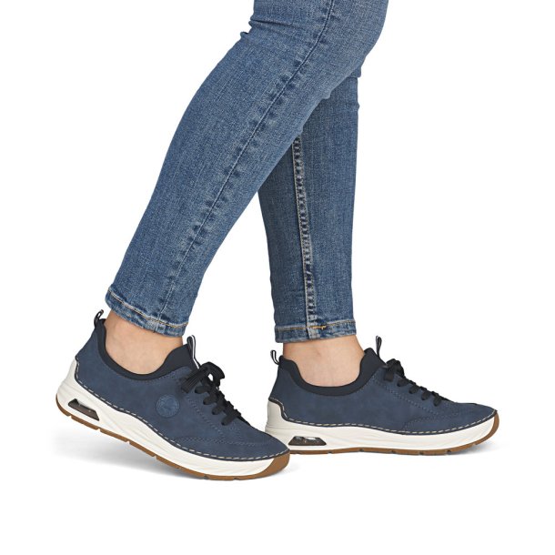 Rieker sneaker - navy/jeans bl� 44562-14