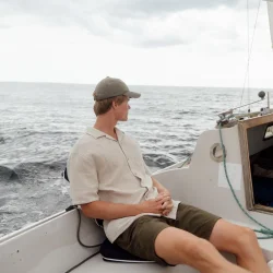 LAKOR Coastline short sleeve shirt - offwhite