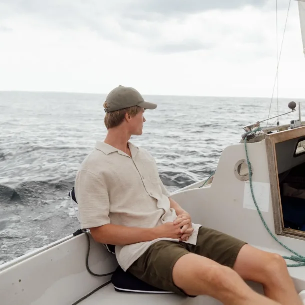 LAKOR Coastline short sleeve shirt - offwhite