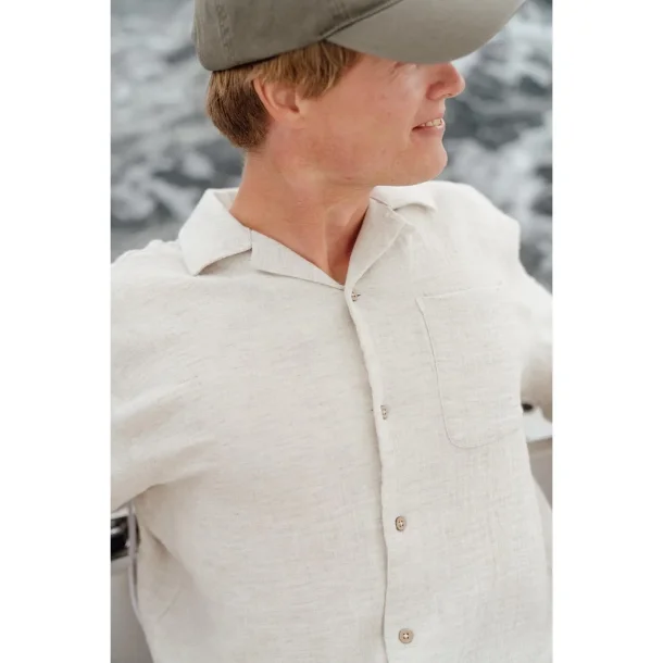 LAKOR Coastline short sleeve shirt - offwhite