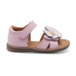 Bisgaard sandal m. blomst 70274.125 - lyserd