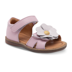Bisgaard sandal m. blomst 70274.125 - lyserd