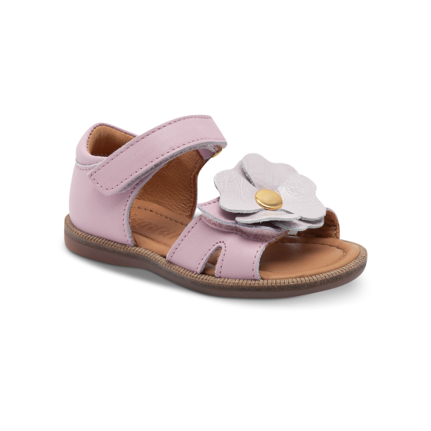 Bisgaard sandal m. blomst 70274.125 - lyserd