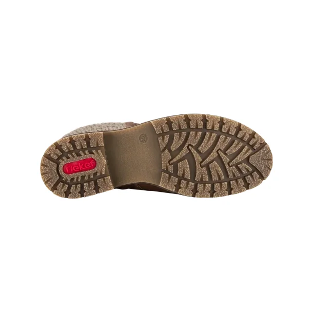 Rieker sn�rest�vle med foer - brun Y9107-24