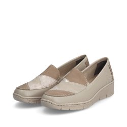 Rieker loafer - crema 53785-60