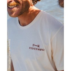 Lakor F*** Fedtemg t-shirt - silver birch