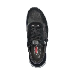 Gabor suede rollingsoft sneakers  - sort/gr� 7687867