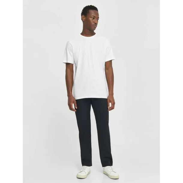 Knowledge Cotton Basic tee -  hvid 1010113
