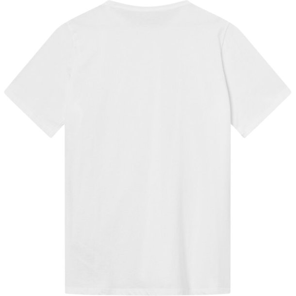 Knowledge Cotton Basic tee -  hvid 1010113