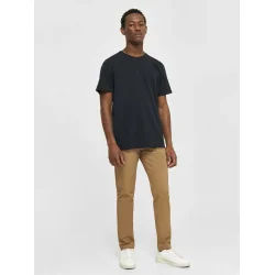 Knowledge Cotton Basic tee -  sort 1010113