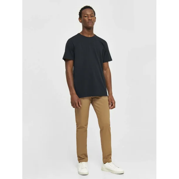 Knowledge Cotton Basic tee -  sort 1010113