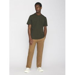 Knowledge Cotton Basic tee -  gr�n mel. 1010113