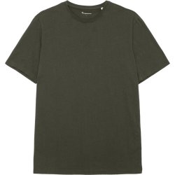 Knowledge Cotton Basic tee -  gr�n mel. 1010113