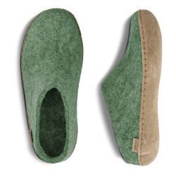 Glerups Tfler m. skindsl - moss green