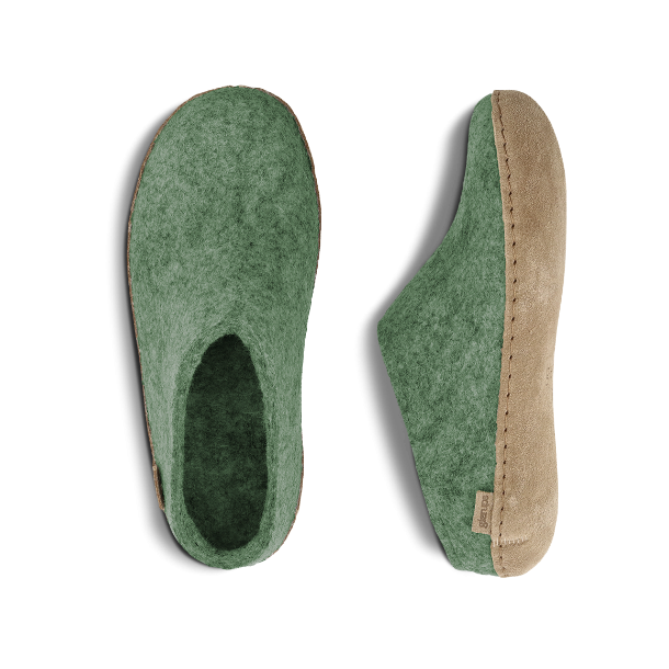 Glerups Tfler m. skindsl - moss green