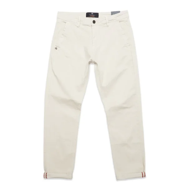 Blue de Gnes Menzo Solid Chino - stone
