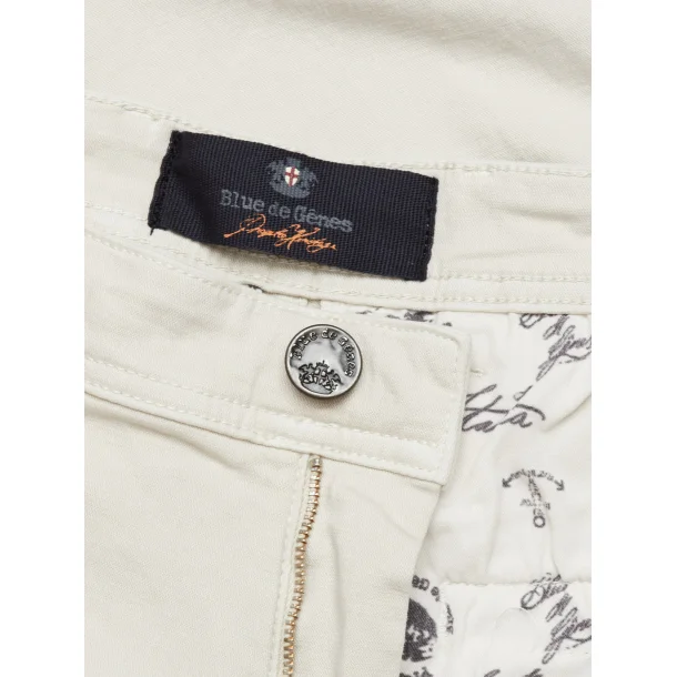 Blue de Gnes Menzo Solid Chino - stone