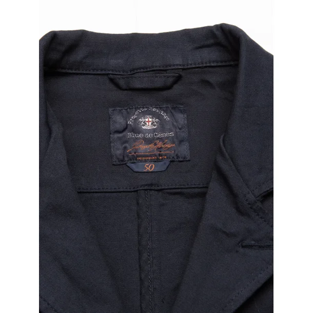 Blue de Gnes Gabbiano Dobby Blazer - navy