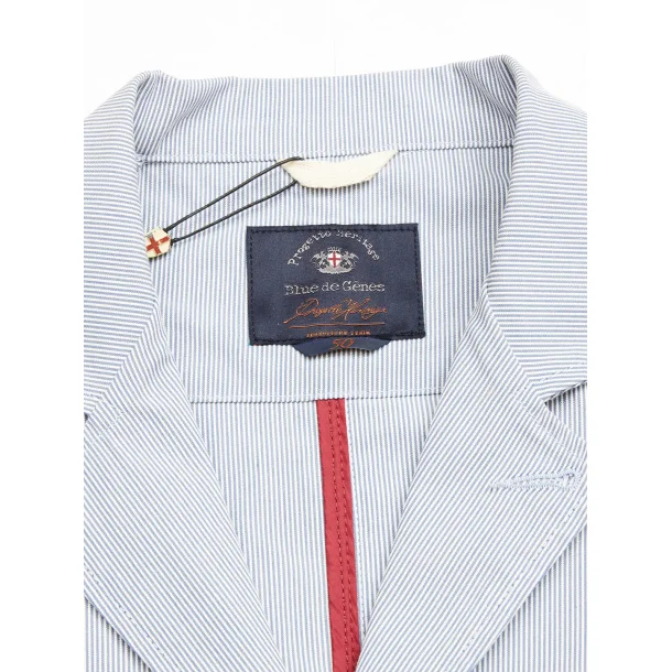 Blue de Gnes Gabbiano Riga Blazer - Blue stripe