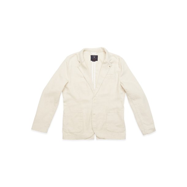 Blue de Gnes Leoni Desk Blazer - Natural 