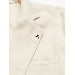 Blue de Gnes Leoni Desk Blazer - Natural 