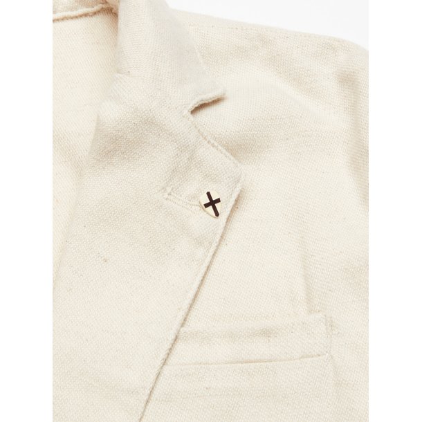 Blue de Gnes Leoni Desk Blazer - Natural 