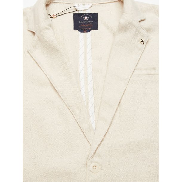 Blue de Gnes Leoni Desk Blazer - Natural 