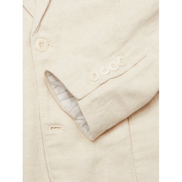 Blue de Gnes Leoni Desk Blazer - Natural 