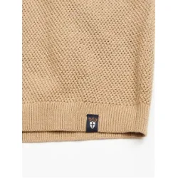 Blue de Gnes Filo Knit Polo -Khaki