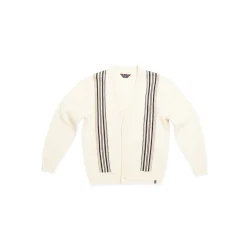 Blue de Gnes Cappa Stribe Cardigan - whitecap 