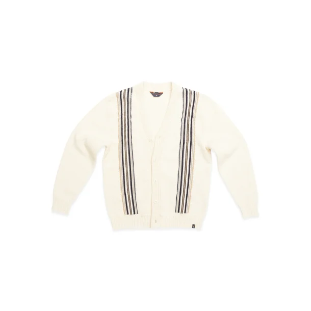 Blue de Gnes Cappa Stribe Cardigan - whitecap 