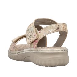 Rieker sandal - beige/multi 60464-90